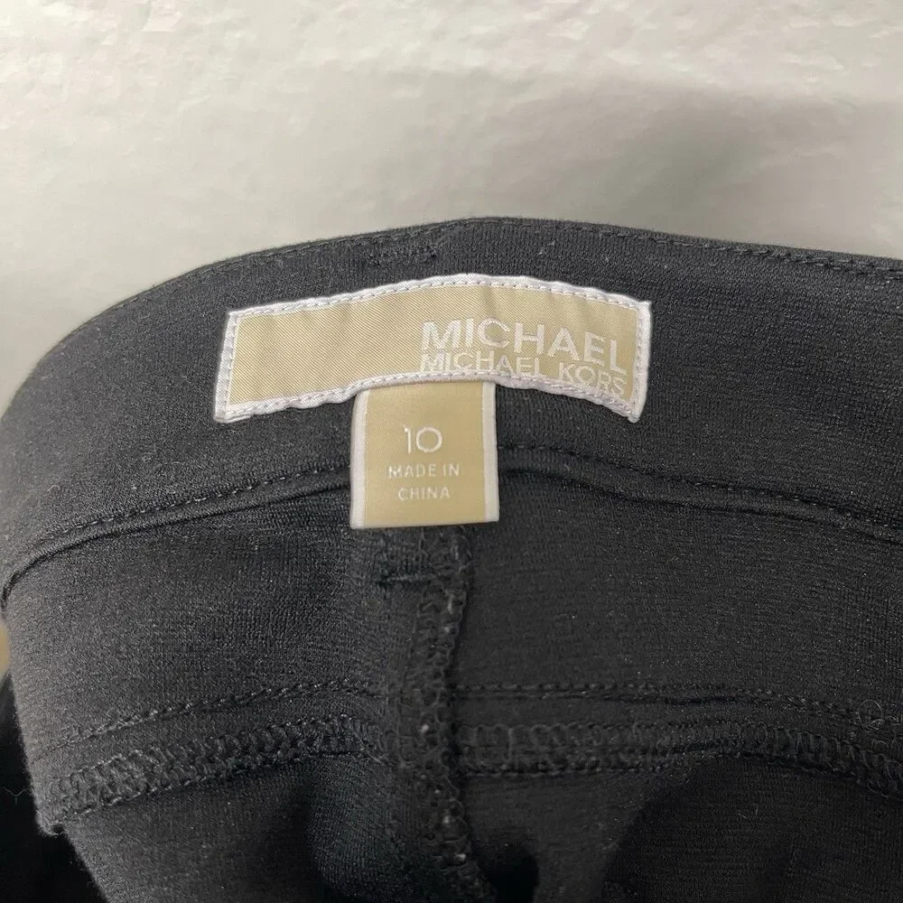 Michael Kors Pants Black Plus Size 10 Women’s Stretch Soft Slim Leg, Pilling